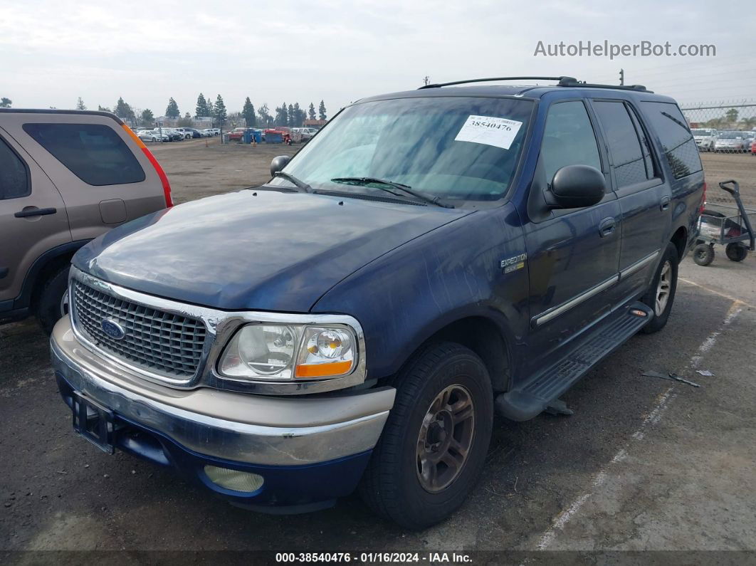 2000 Ford Expedition Xlt Blue vin: 1FMRU1560YLB17985