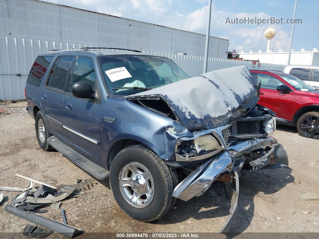 2000 Ford Expedition Xlt Blue vin: 1FMRU1561YLB36402