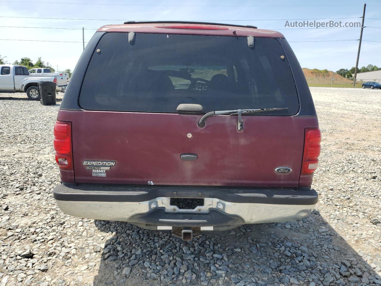 2000 Ford Expedition Xlt Burgundy vin: 1FMRU1561YLC32854