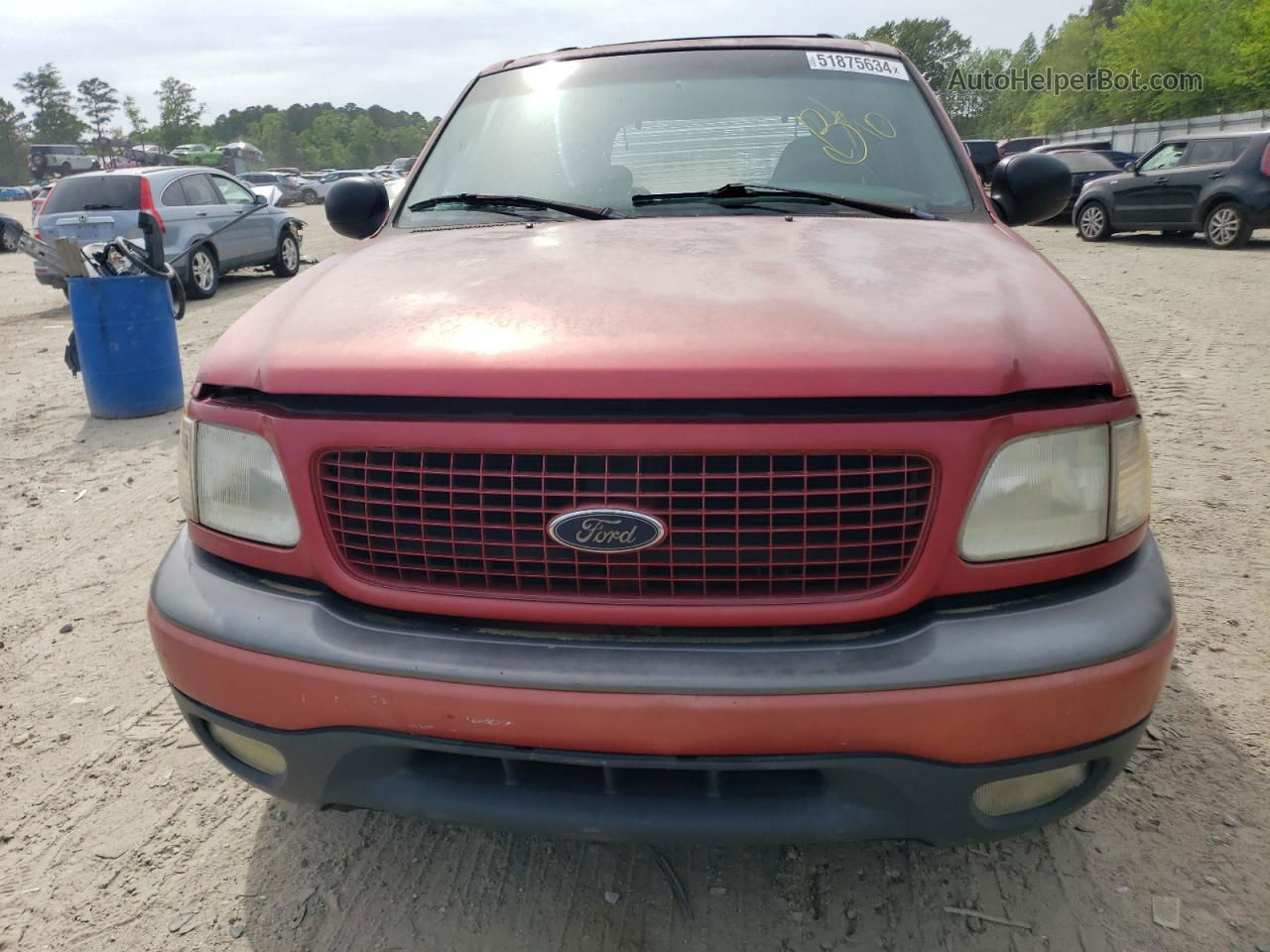 2000 Ford Expedition Xlt Red vin: 1FMRU1564YLB27175