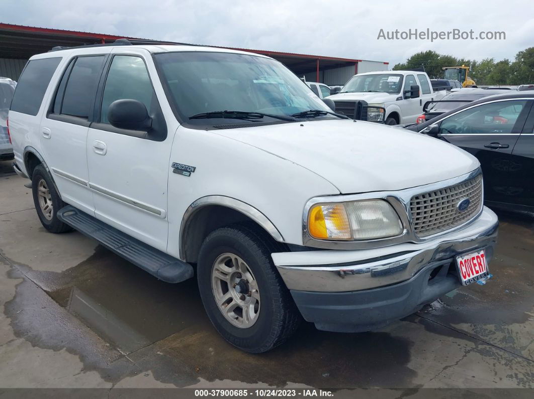 2000 Ford Expedition Xlt White vin: 1FMRU1566YLB31079