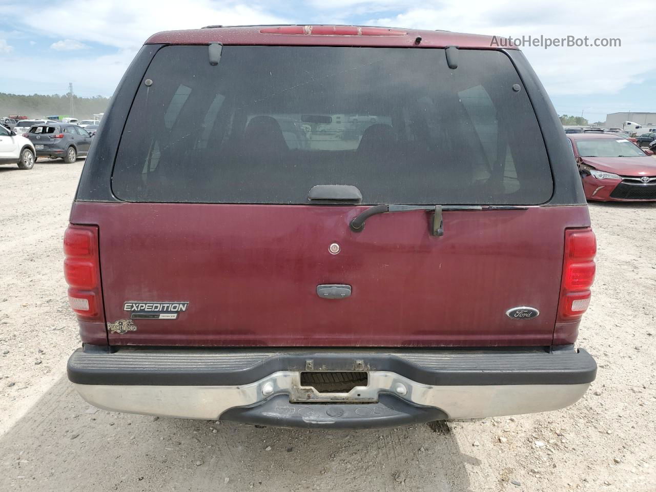 2000 Ford Expedition Xlt Burgundy vin: 1FMRU156XYLB25124