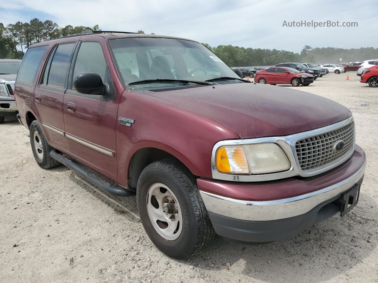 2000 Ford Expedition Xlt Burgundy vin: 1FMRU156XYLB25124