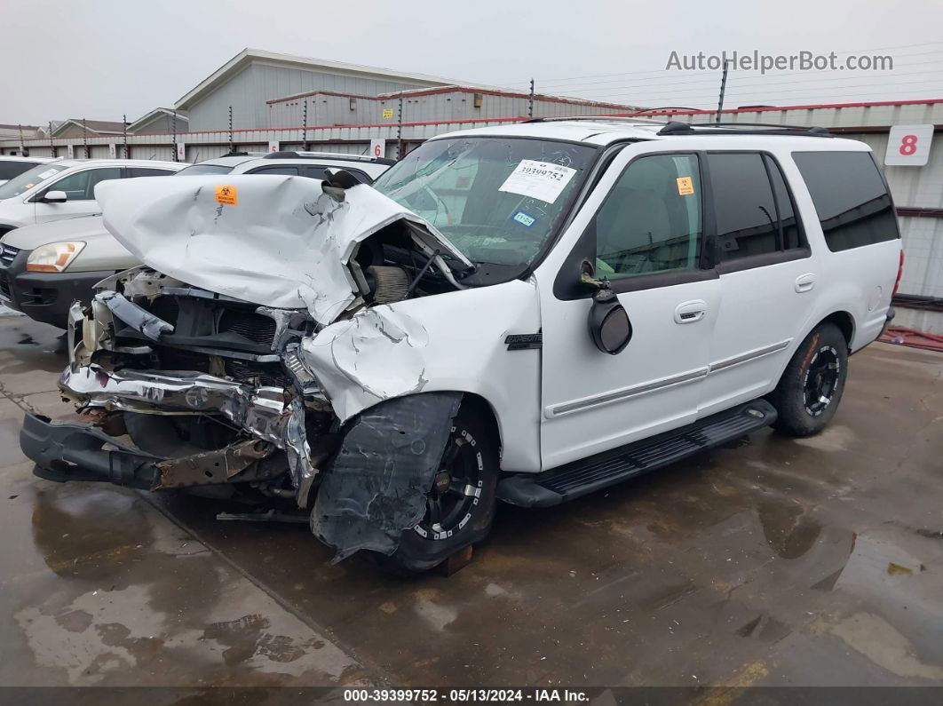 2000 Ford Expedition Xlt White vin: 1FMRU156XYLB88613