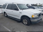 2001 Ford Expedition Xlt White vin: 1FMRU15L11LA05790