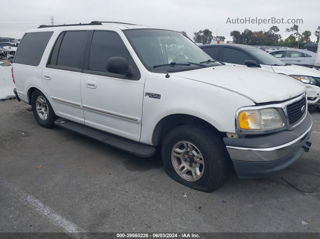 2001 Ford Expedition Xlt White vin: 1FMRU15L11LA05790