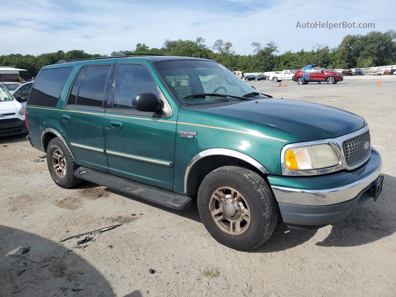 2000 Ford Expedition Xlt Green vin: 1FMRU15L1YLA19053