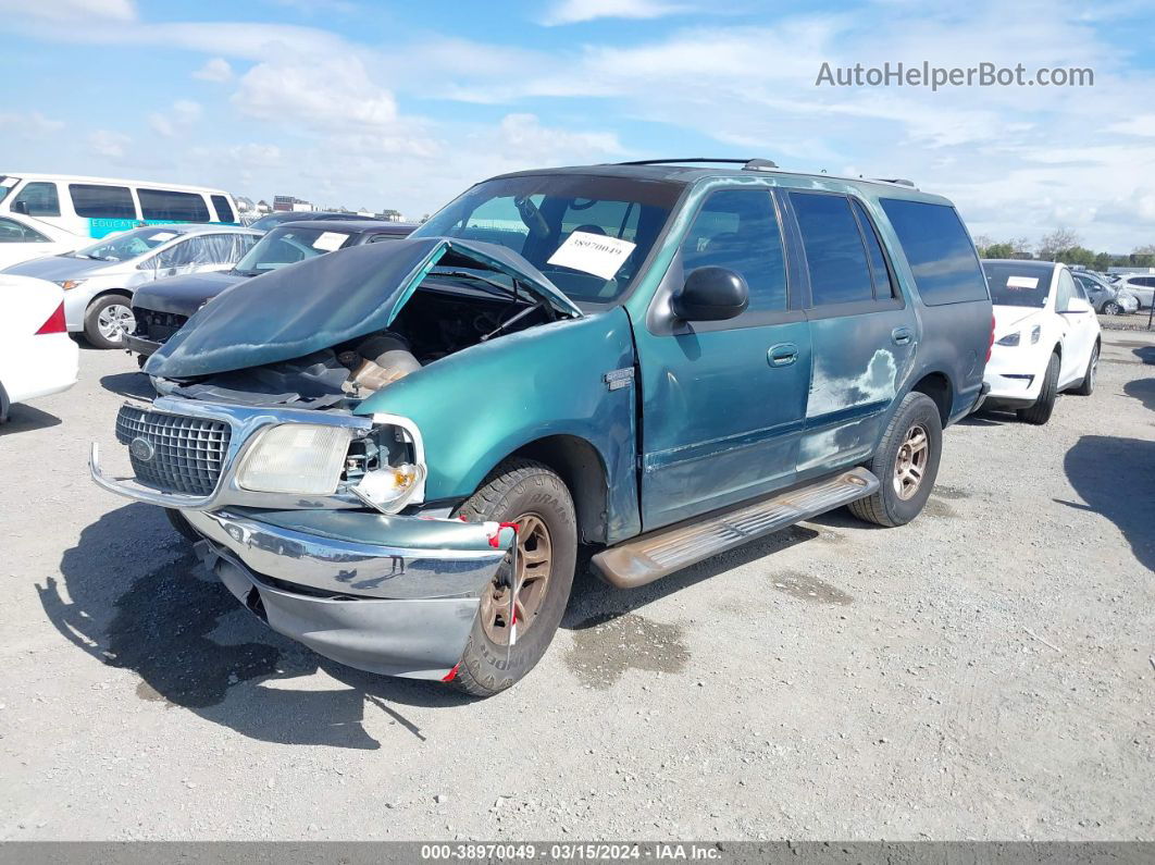 2000 Ford Expedition Xlt Green vin: 1FMRU15L1YLB43601