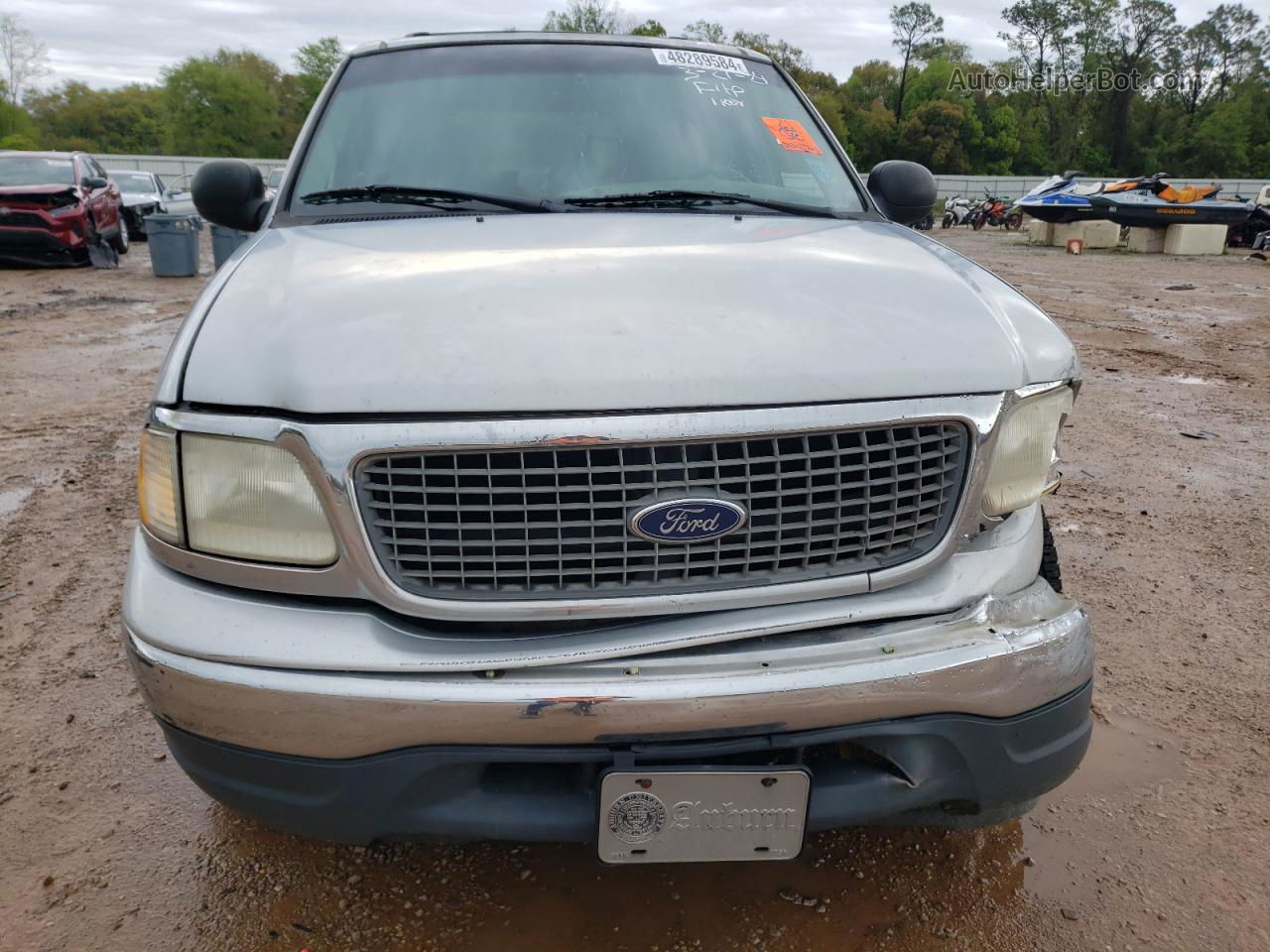 2000 Ford Expedition Xlt Silver vin: 1FMRU15L3YLA03839