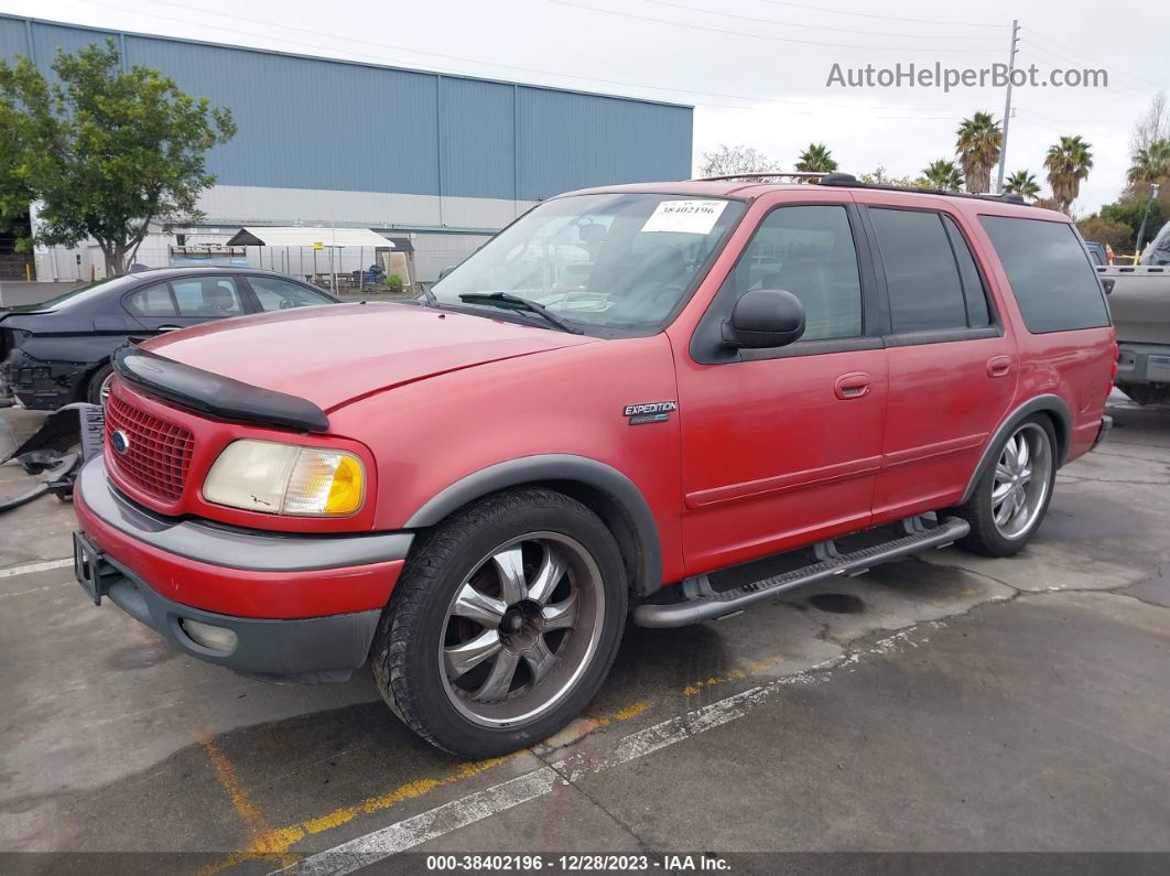 2001 Ford Expedition Xlt Red vin: 1FMRU15L41LA54501