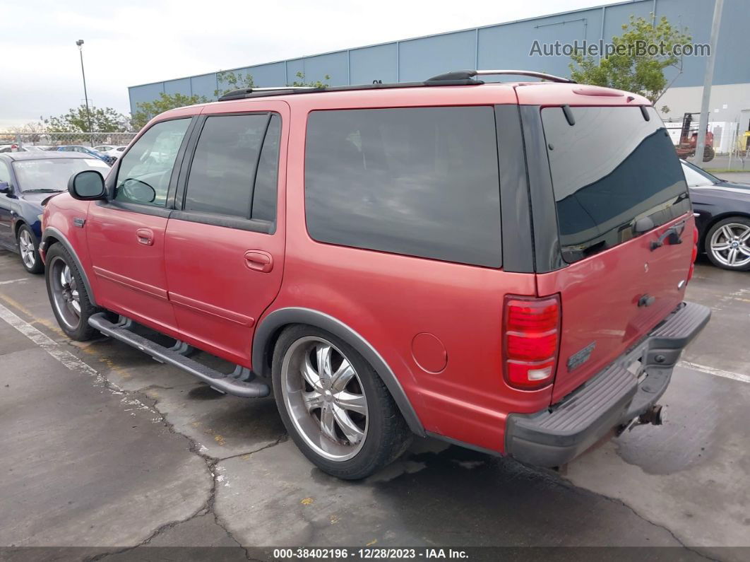 2001 Ford Expedition Xlt Red vin: 1FMRU15L41LA54501