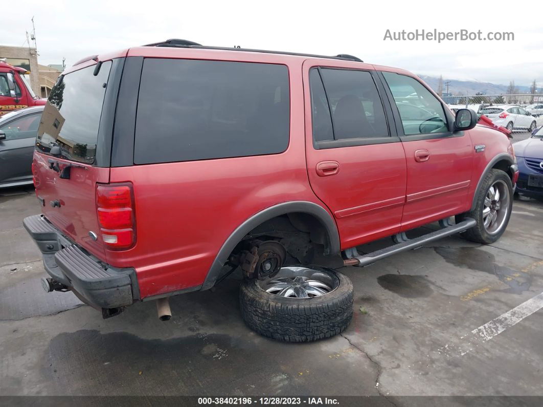 2001 Ford Expedition Xlt Red vin: 1FMRU15L41LA54501