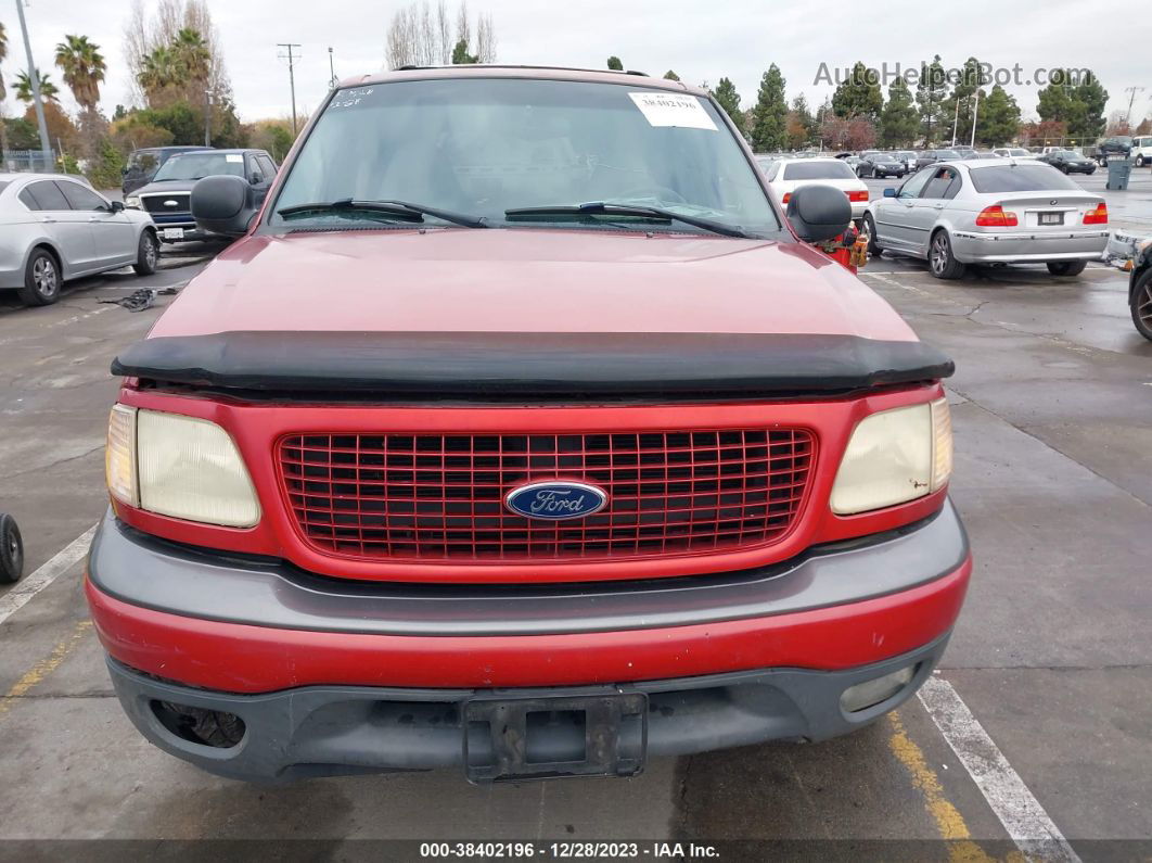 2001 Ford Expedition Xlt Red vin: 1FMRU15L41LA54501