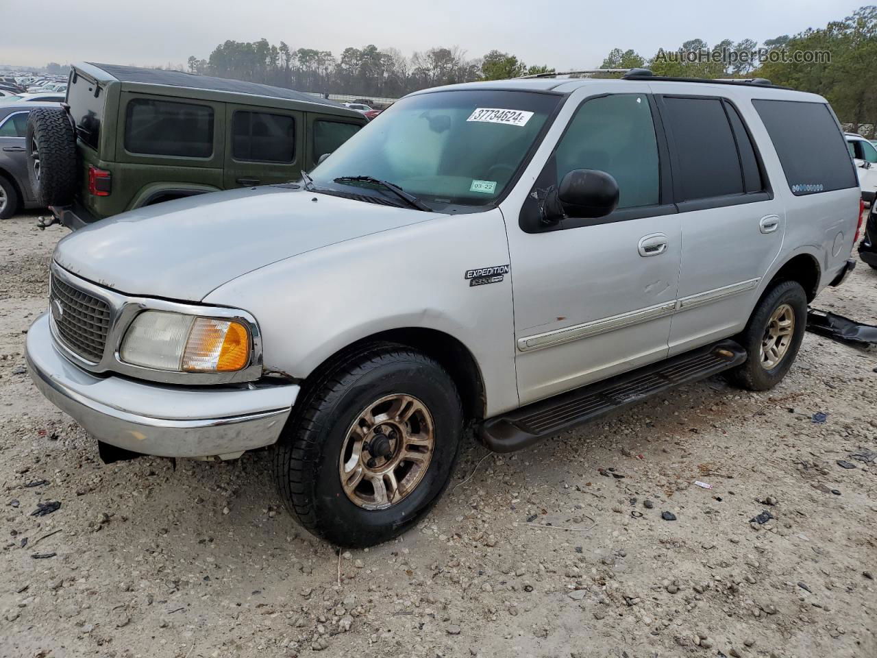 2001 Ford Expedition Xlt Silver vin: 1FMRU15L51LB40626