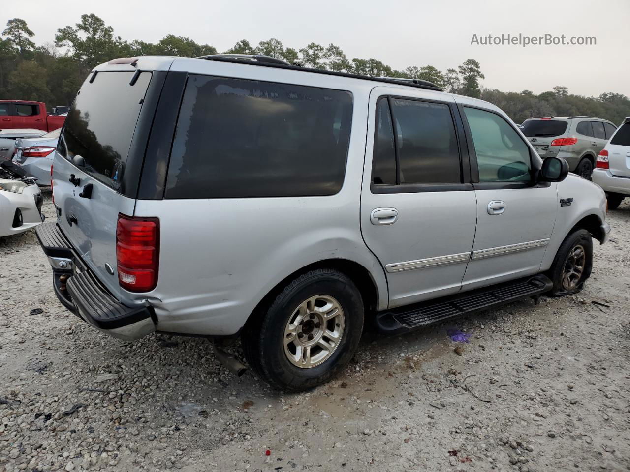 2001 Ford Expedition Xlt Silver vin: 1FMRU15L51LB40626