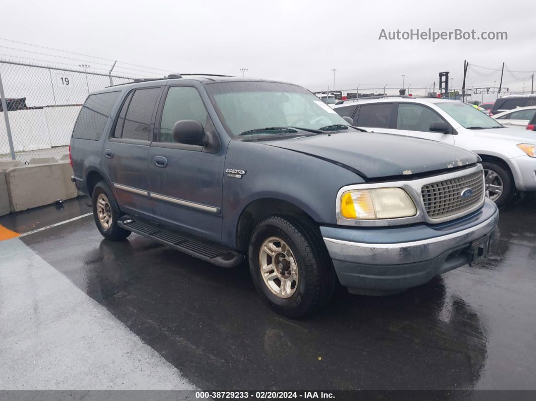 2001 Ford Expedition Xlt Blue vin: 1FMRU15L61LA25310