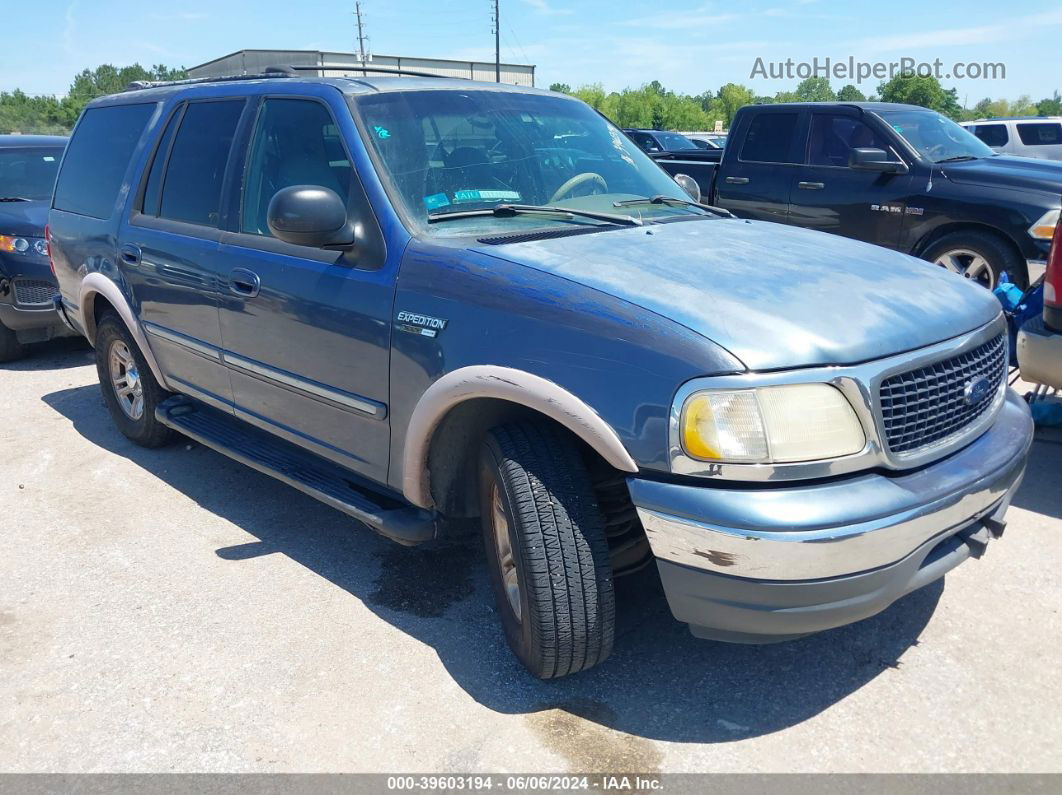 2000 Ford Expedition Xlt Light Blue vin: 1FMRU15L6YLA77451