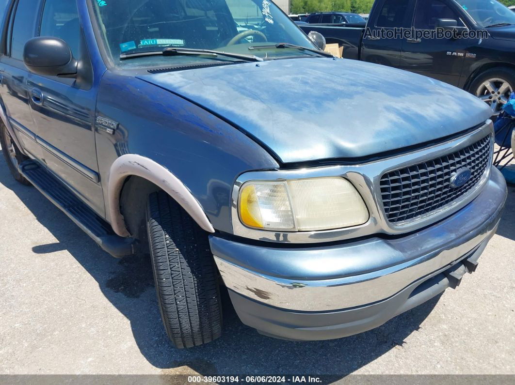 2000 Ford Expedition Xlt Light Blue vin: 1FMRU15L6YLA77451