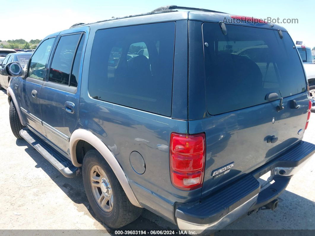 2000 Ford Expedition Xlt Light Blue vin: 1FMRU15L6YLA77451