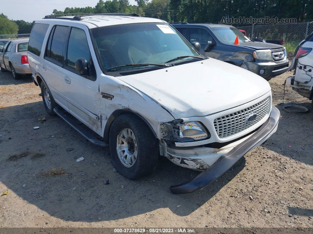 2001 Ford Expedition Xlt White vin: 1FMRU15L81LB67450