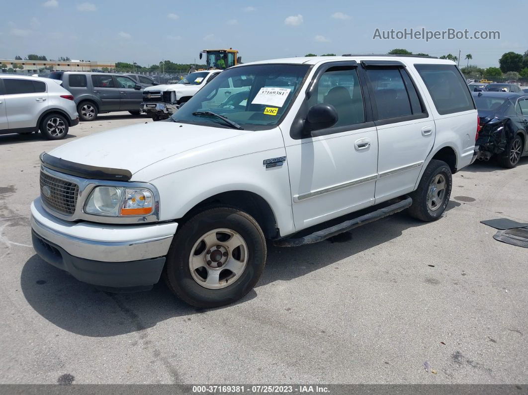 2000 Ford Expedition Xlt White vin: 1FMRU15L8YLA36688