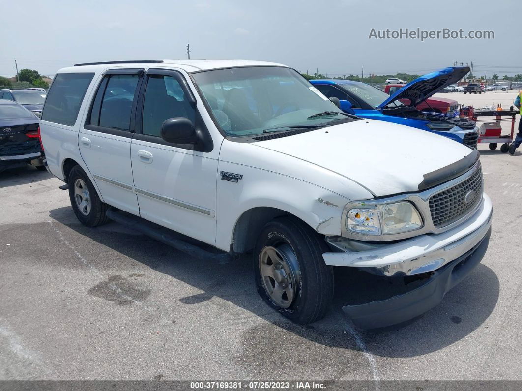 2000 Ford Expedition Xlt White vin: 1FMRU15L8YLA36688