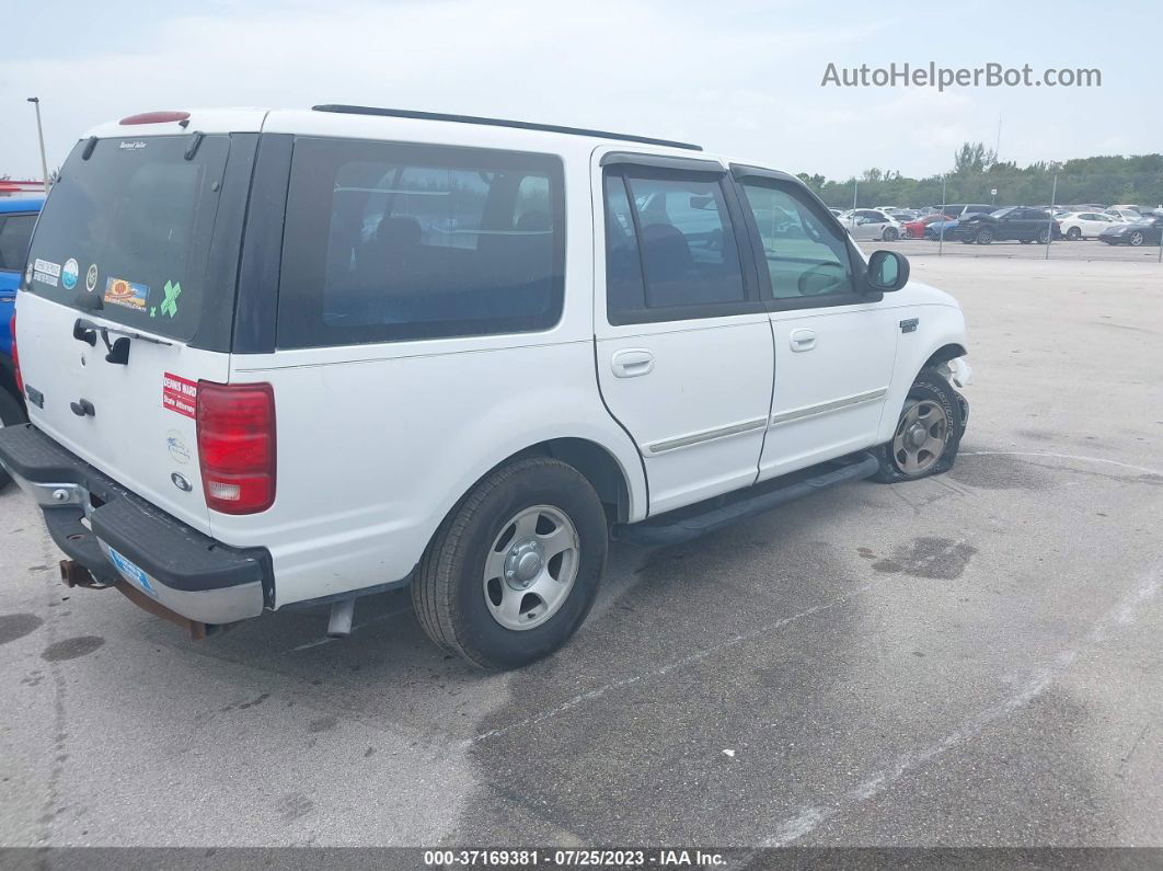 2000 Ford Expedition Xlt White vin: 1FMRU15L8YLA36688