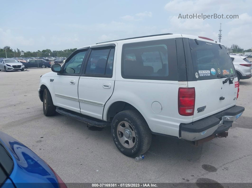 2000 Ford Expedition Xlt White vin: 1FMRU15L8YLA36688