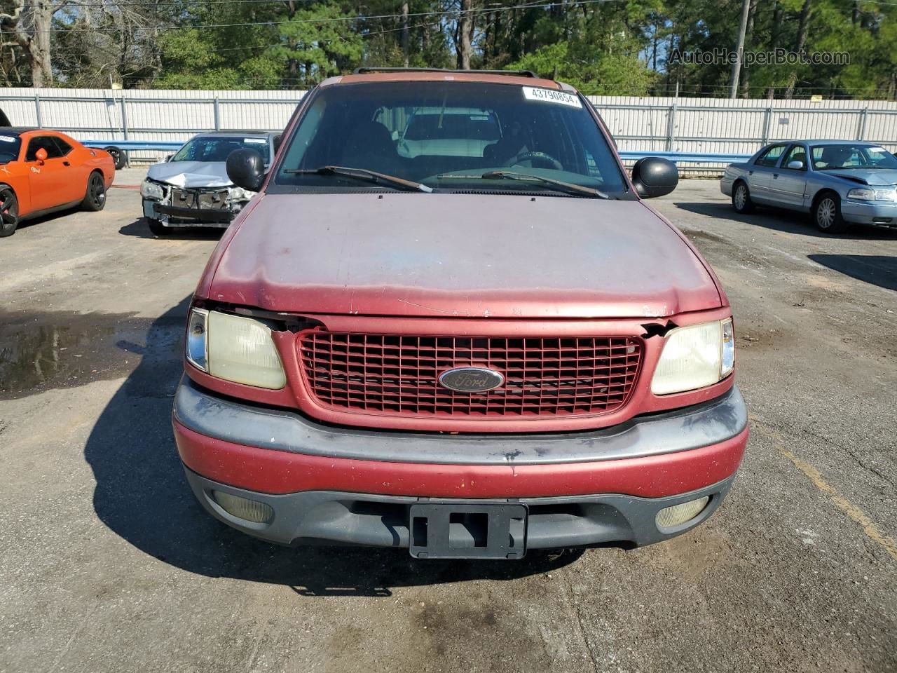 2001 Ford Expedition Xlt Maroon vin: 1FMRU15L91LA95836