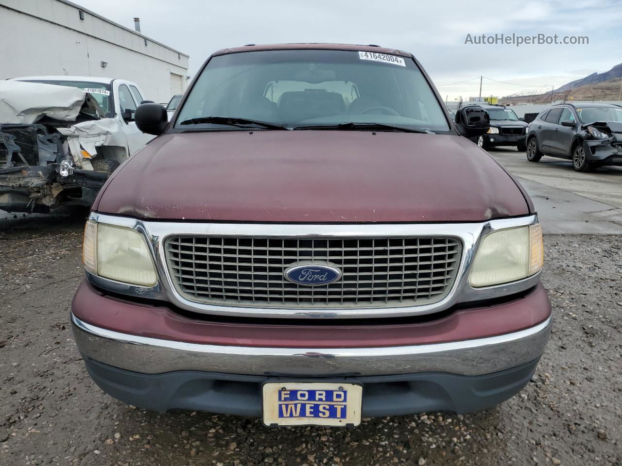 2001 Ford Expedition Xlt Бордовый vin: 1FMRU15L91LB60233