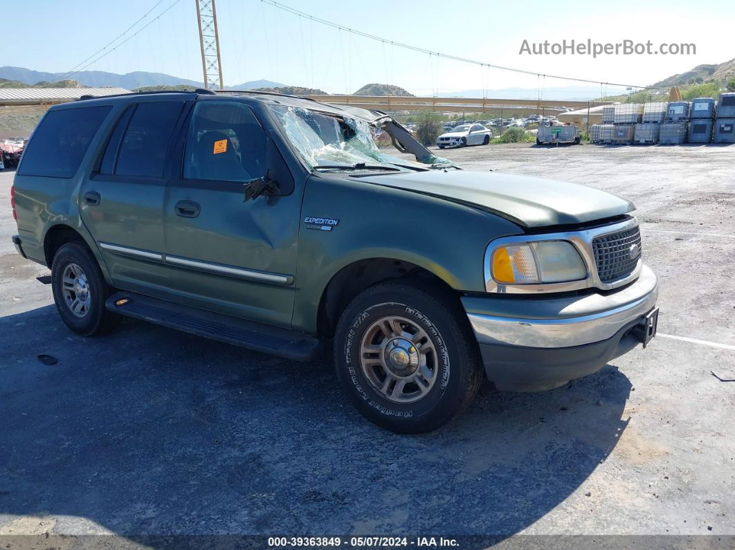 2001 Ford Expedition Xlt Green vin: 1FMRU15L91LB81809