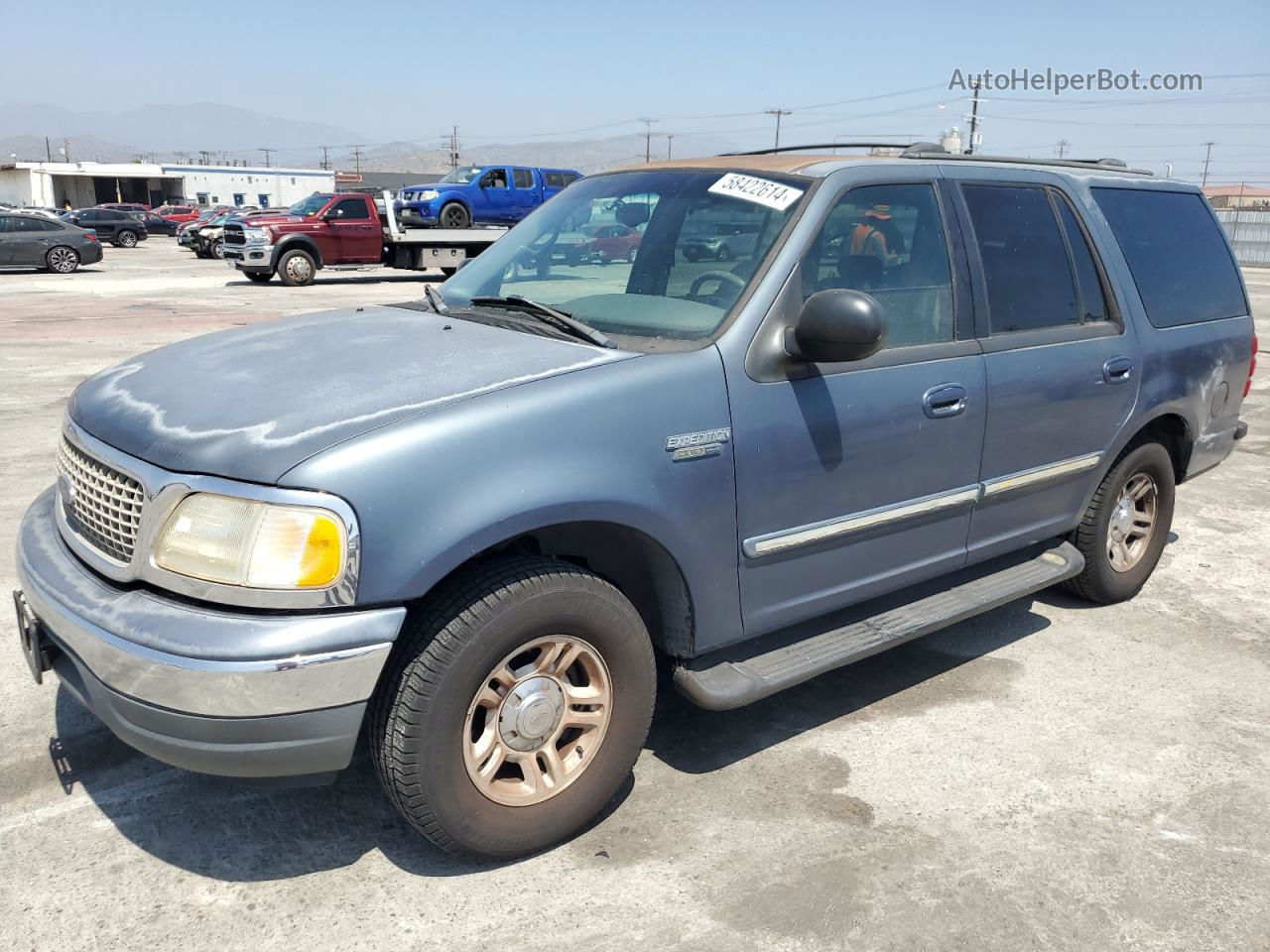 2000 Ford Expedition Xlt Blue vin: 1FMRU15L9YLA24033