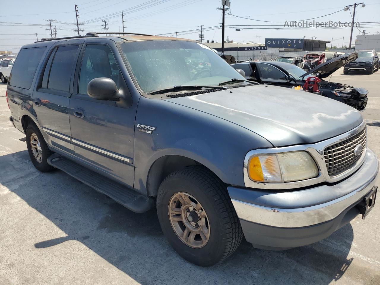 2000 Ford Expedition Xlt Blue vin: 1FMRU15L9YLA24033