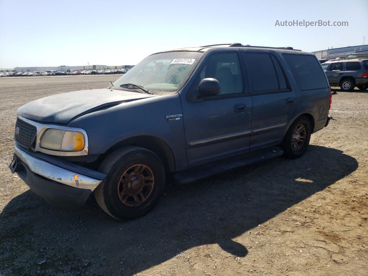 2001 Ford Expedition Xlt Синий vin: 1FMRU15LX1LA40697