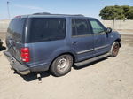 2001 Ford Expedition Xlt Blue vin: 1FMRU15LX1LA40697