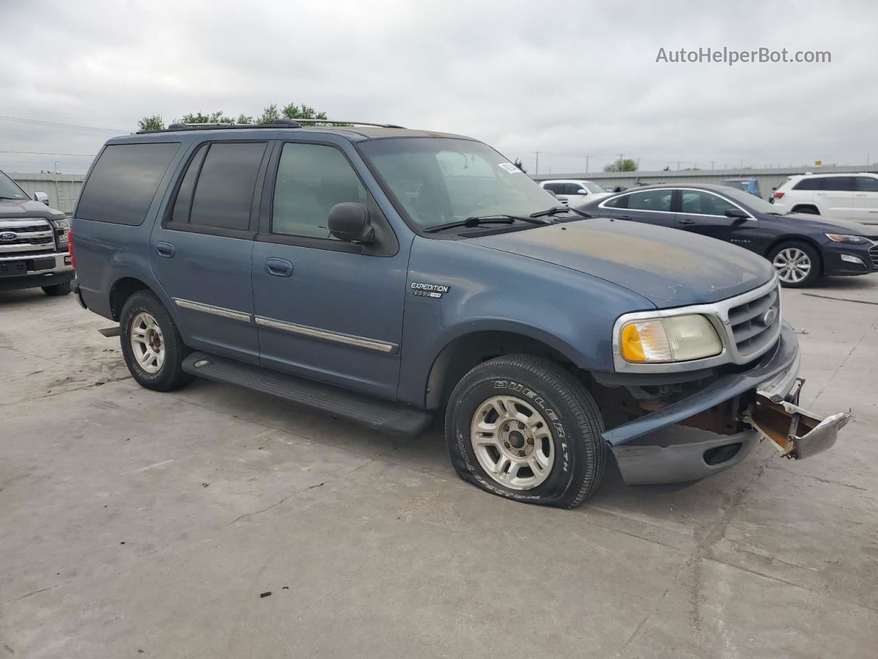 2001 Ford Expedition Xlt Синий vin: 1FMRU15W01LB66299