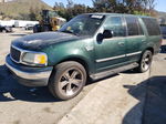 2001 Ford Expedition Xlt Зеленый vin: 1FMRU15W01LB74662