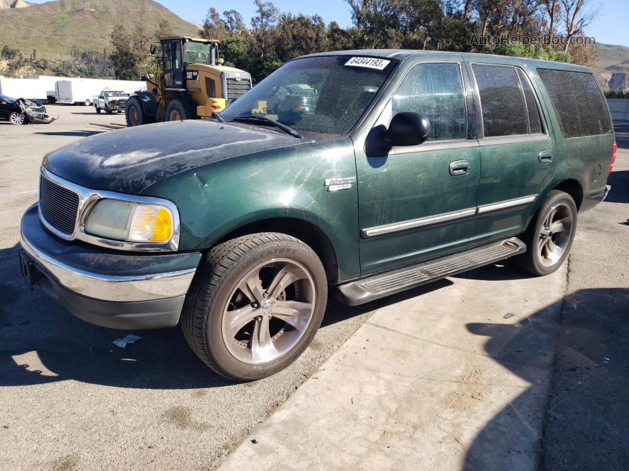 2001 Ford Expedition Xlt Green vin: 1FMRU15W01LB74662