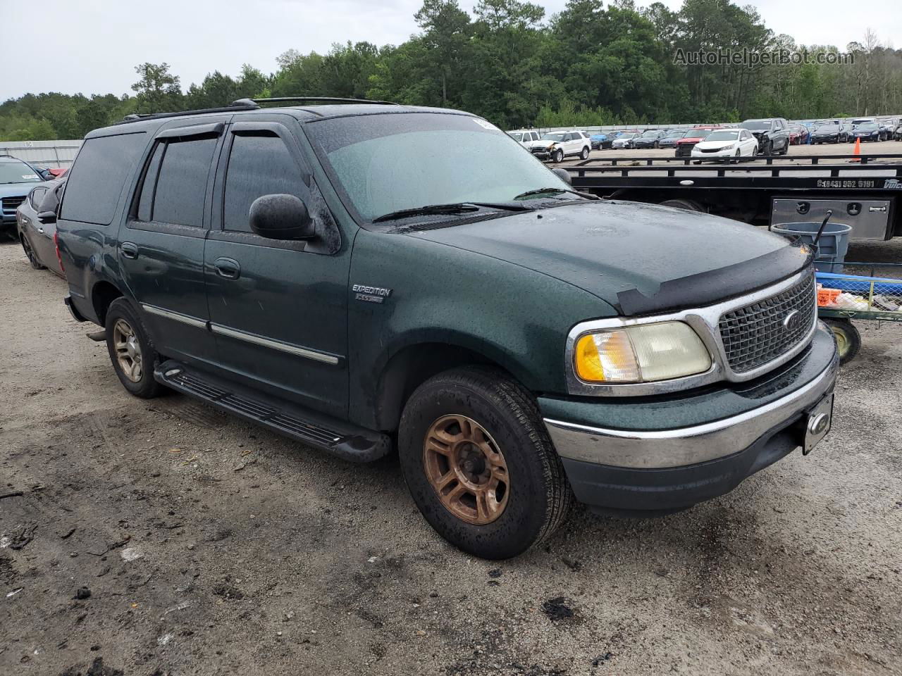 2001 Ford Expedition Xlt Green vin: 1FMRU15W01LB77920