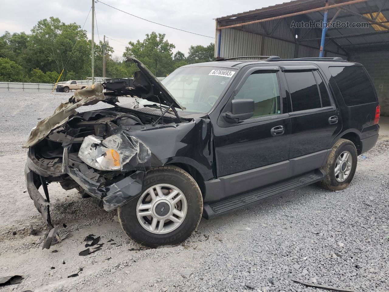 2003 Ford Expedition Xlt Black vin: 1FMRU15W03LA37594