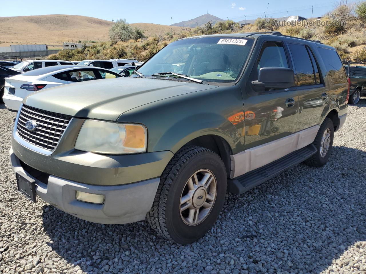 2003 Ford Expedition Xlt Green vin: 1FMRU15W03LC43997