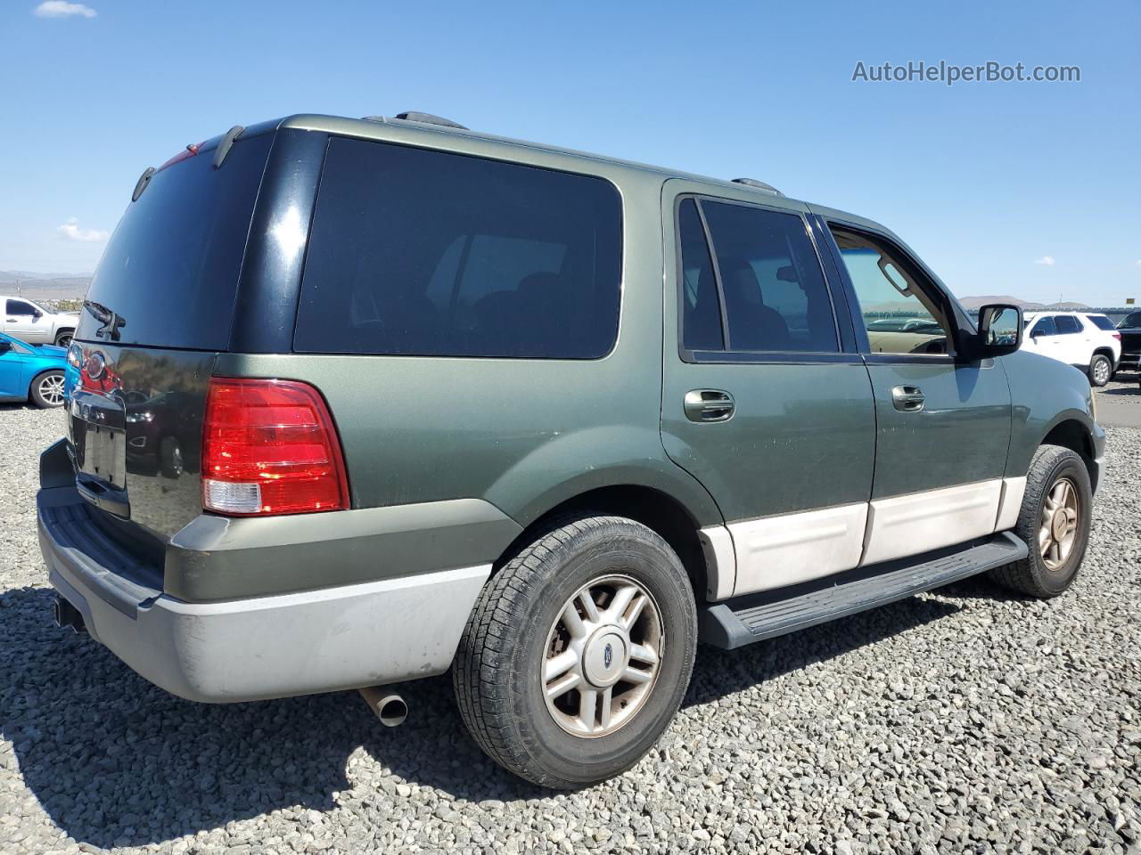 2003 Ford Expedition Xlt Green vin: 1FMRU15W03LC43997