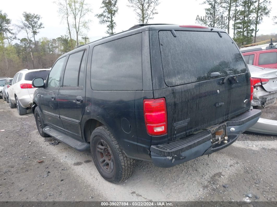 2001 Ford Expedition Xlt Black vin: 1FMRU15W11LA03614