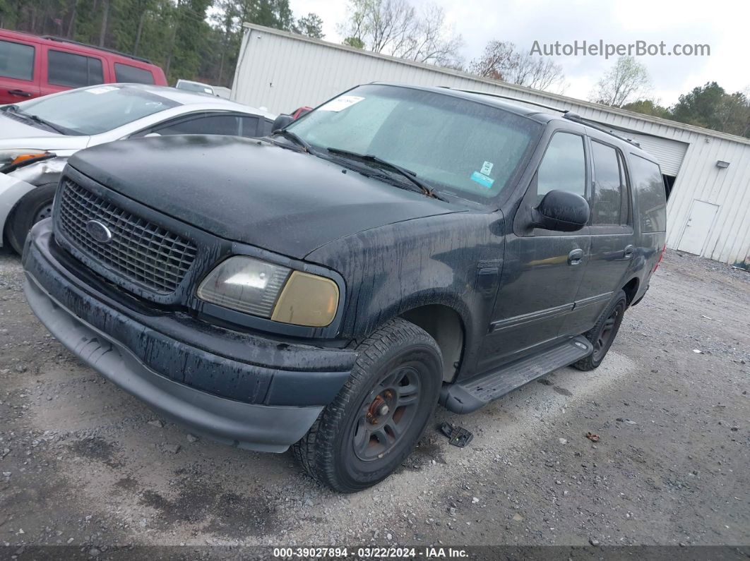 2001 Ford Expedition Xlt Black vin: 1FMRU15W11LA03614