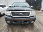 2001 Ford Expedition Xlt Black vin: 1FMRU15W11LB62956