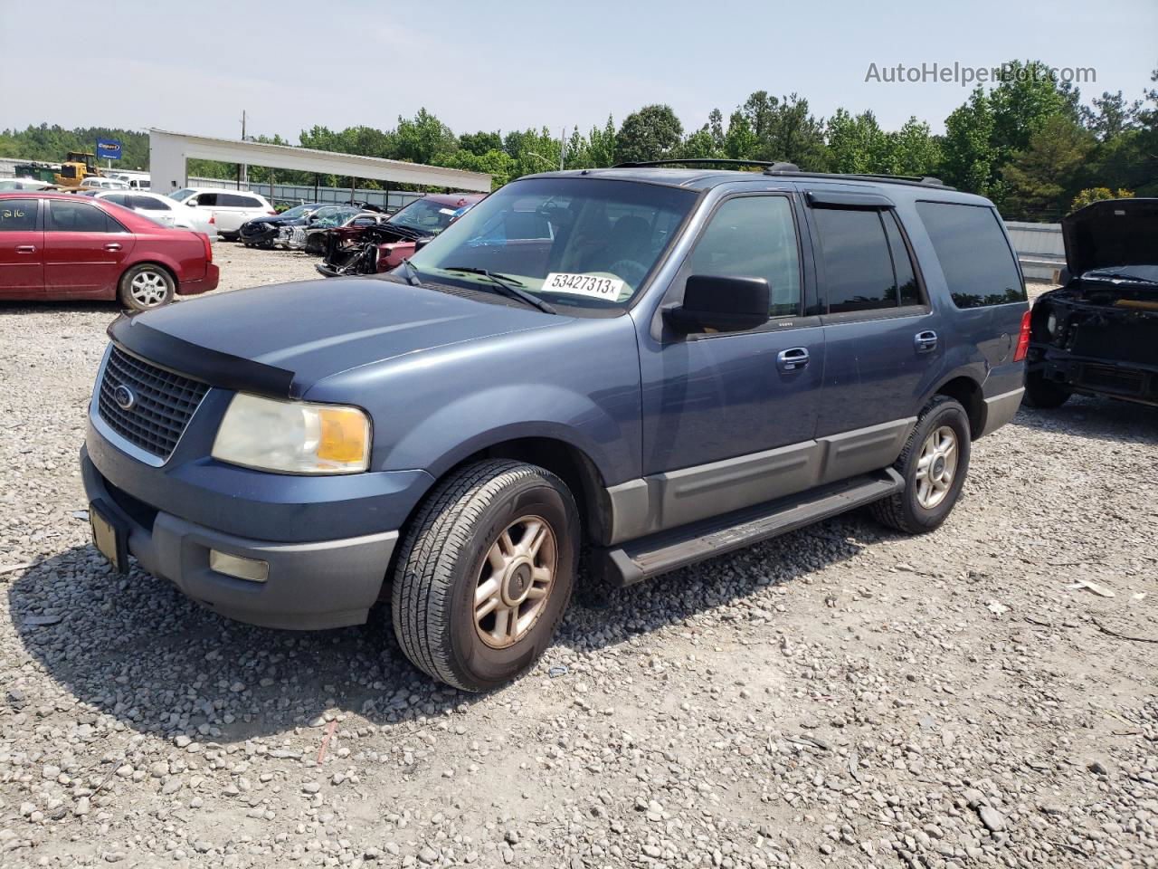 2003 Ford Expedition Xlt Blue vin: 1FMRU15W13LA61614