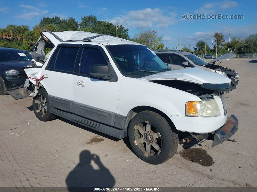 2003 Ford Expedition Xlt White vin: 1FMRU15W13LB84653