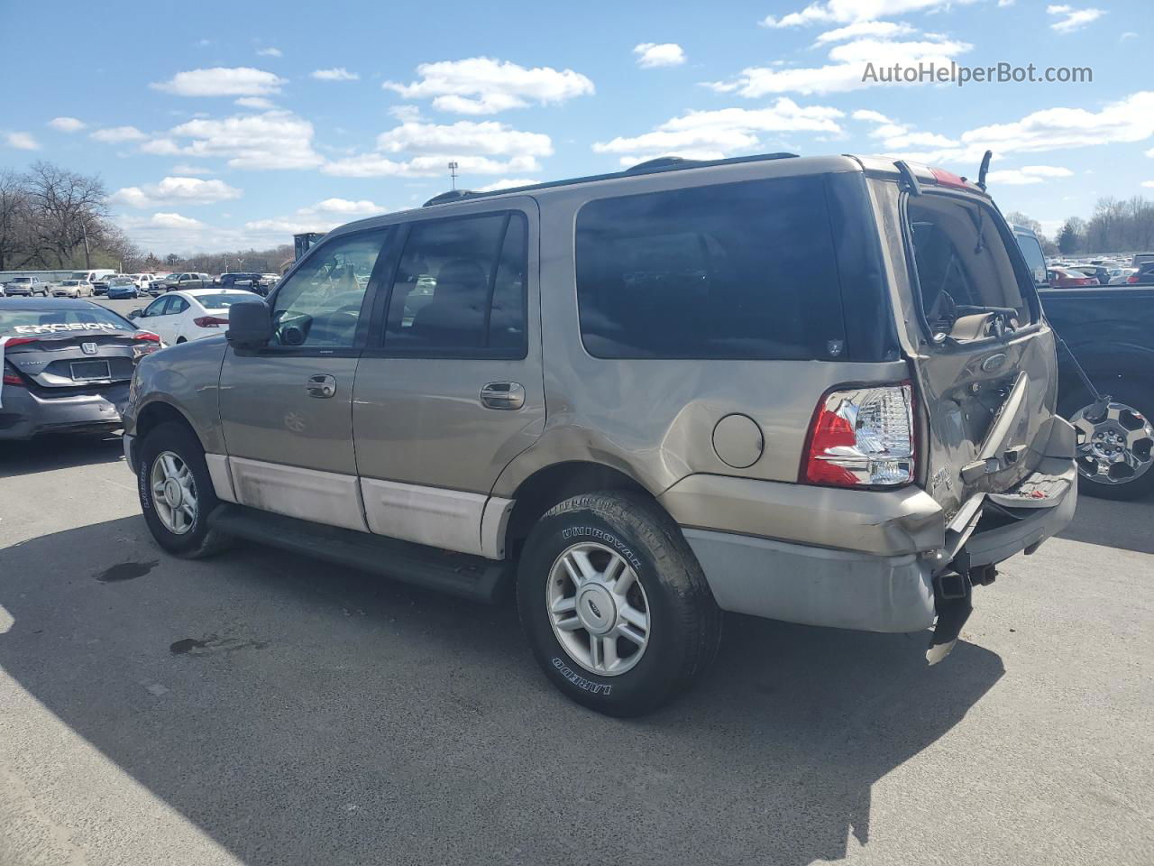 2003 Ford Expedition Xlt Золотой vin: 1FMRU15W13LB87679