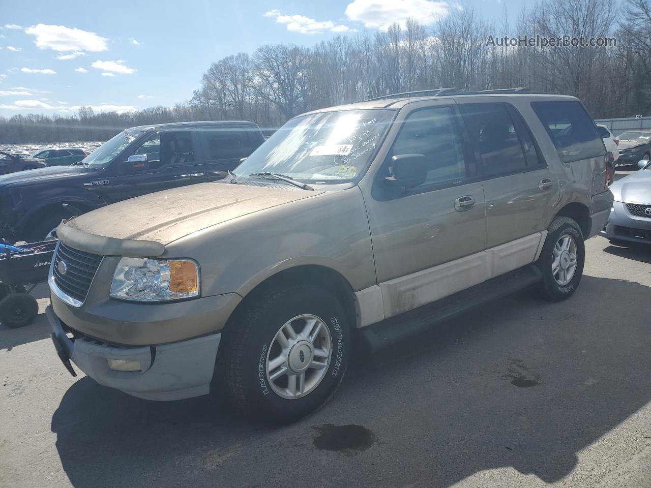 2003 Ford Expedition Xlt Золотой vin: 1FMRU15W13LB87679