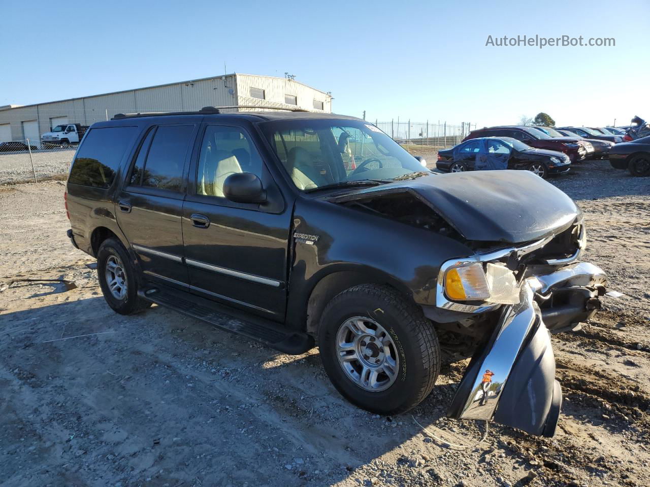 2001 Ford Expedition Xlt Black vin: 1FMRU15W21LA03525